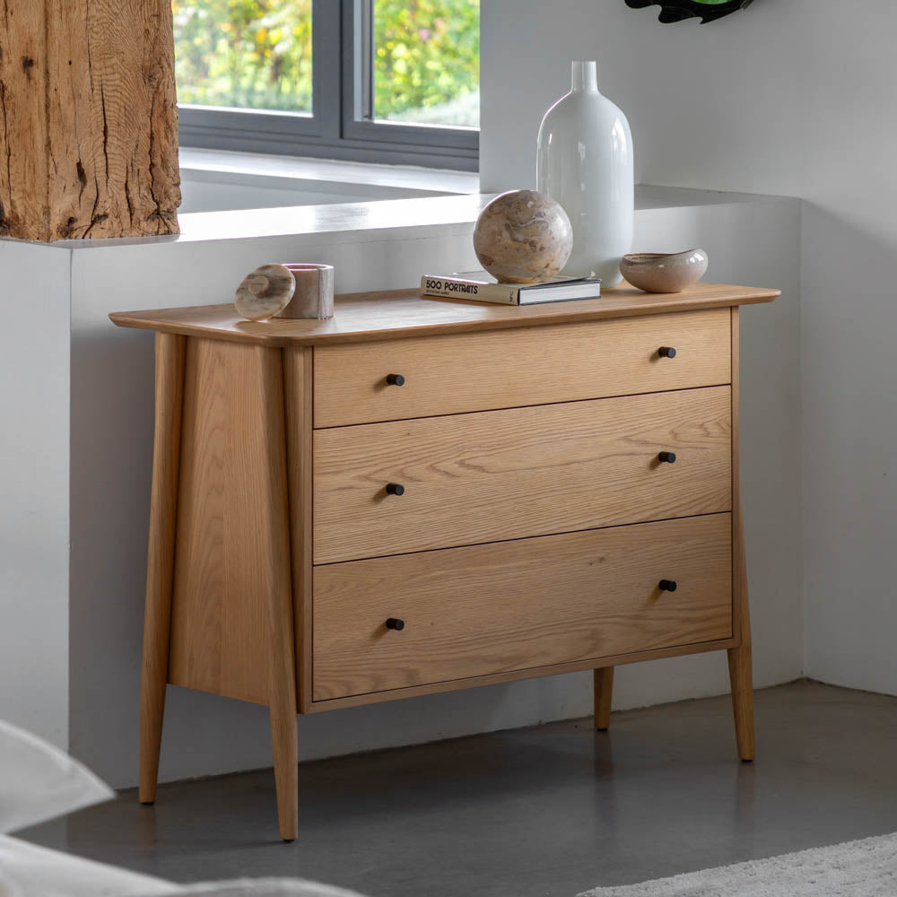 Bremen 3 Drawer Chest Natural
