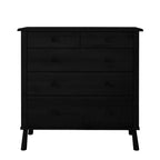Harbin 5 Drawer Chest Black