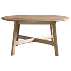 Girona Round Coffee Table Oak