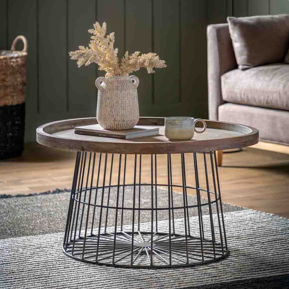 Modica Coffee Table Grey / Natural