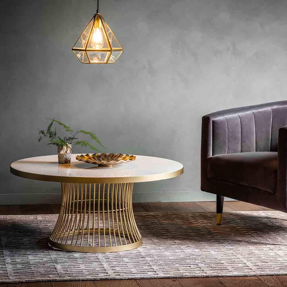 Columbia Coffee Table Champagne