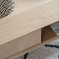 Florence 2 Drawer Coffee Table Oak