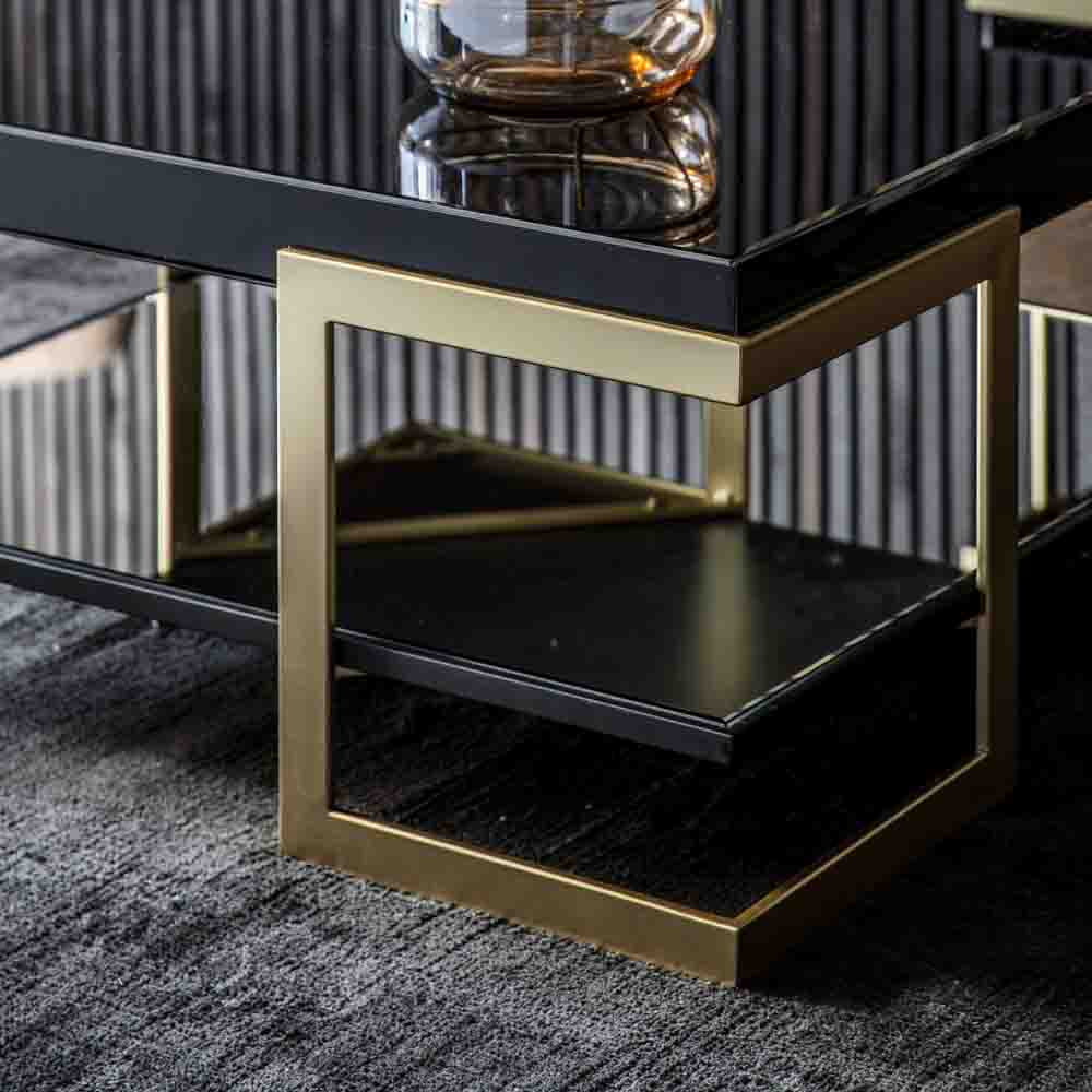 Kiel Coffee Table Black / Gold