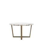 Guarda Round Coffee Table Green Marble