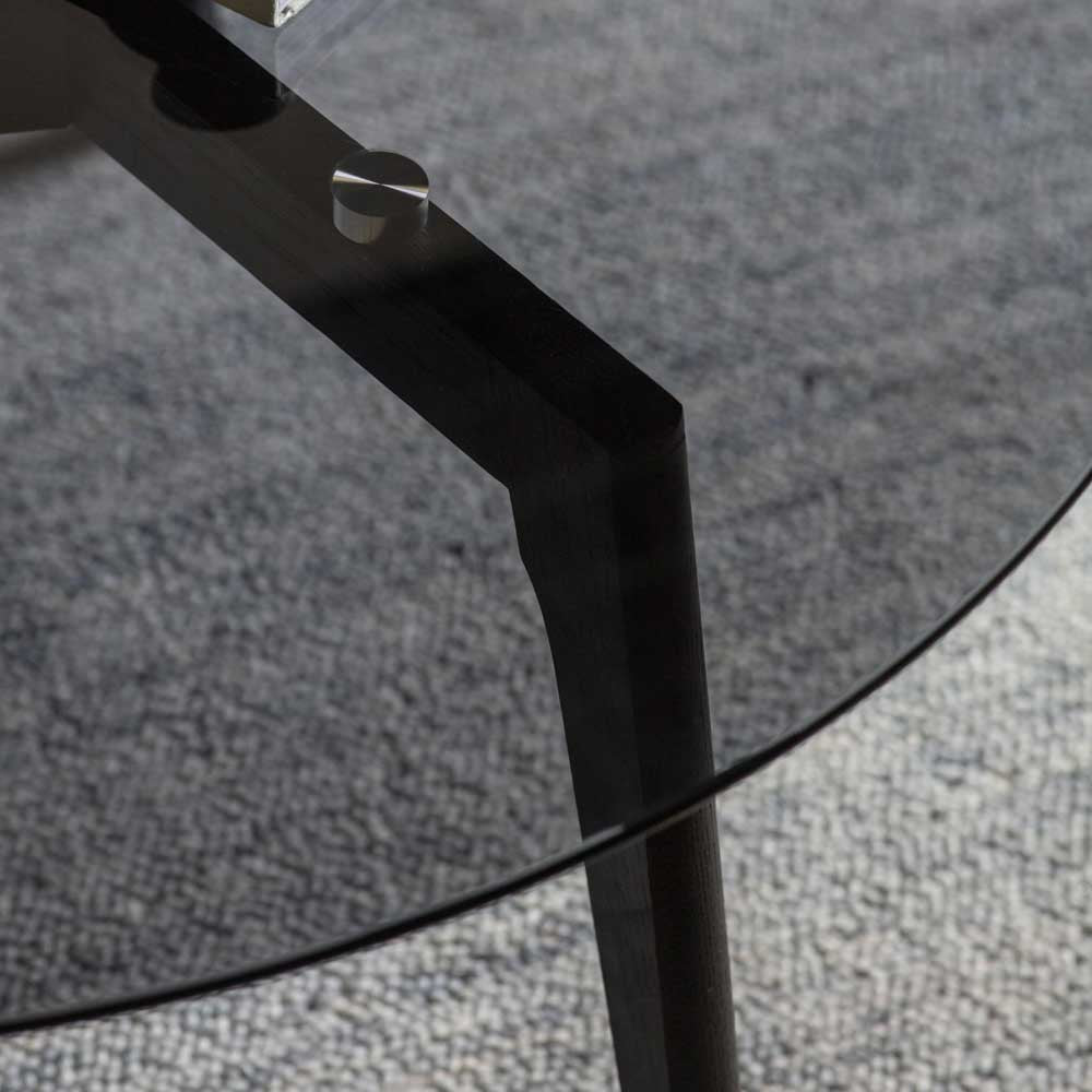 Kyoto Round Coffee Table Black
