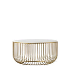 Saran Coffee Table Gold