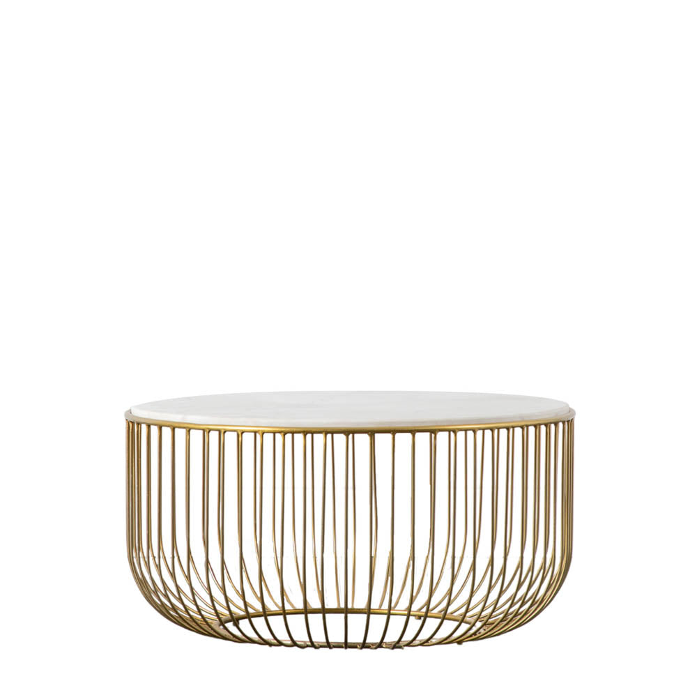 Saran Coffee Table Gold