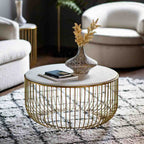 Saran Coffee Table Gold