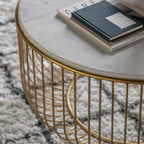 Saran Coffee Table Gold