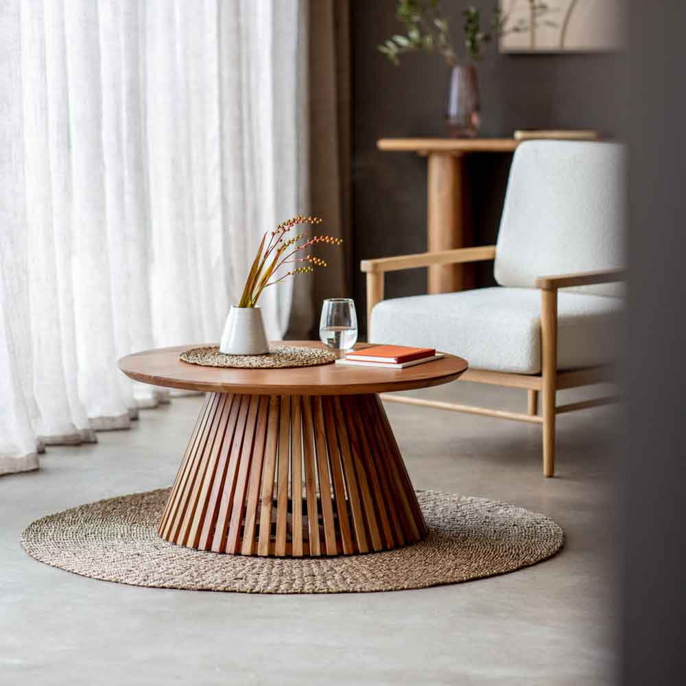 Rochelle Slatted Coffee Table