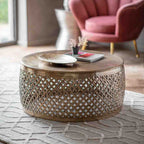 Rabat Coffee Table Light Gold