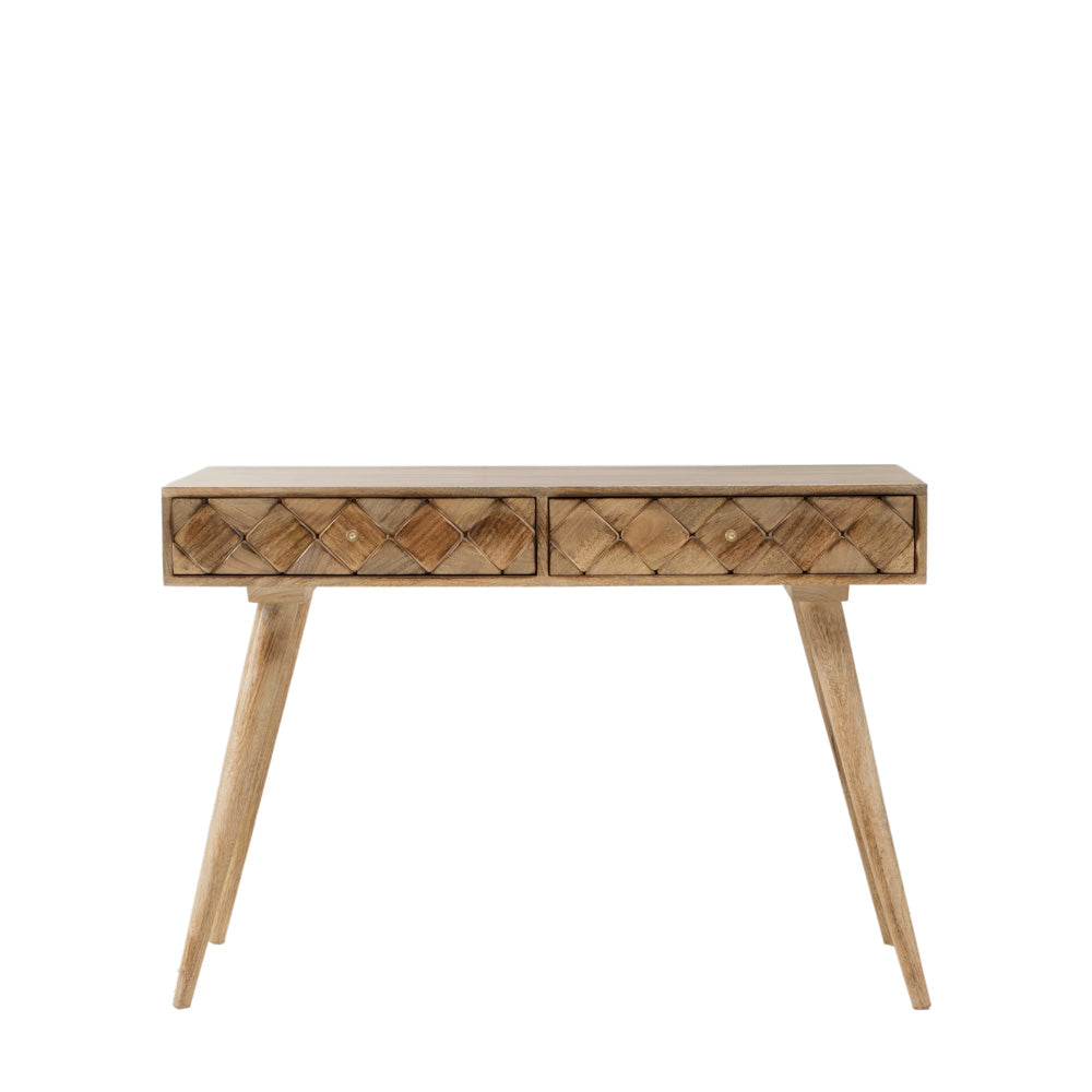 Swindon Console Table Burnt Wax
