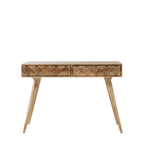 Swindon Console Table Burnt Wax