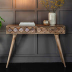 Swindon Console Table Burnt Wax