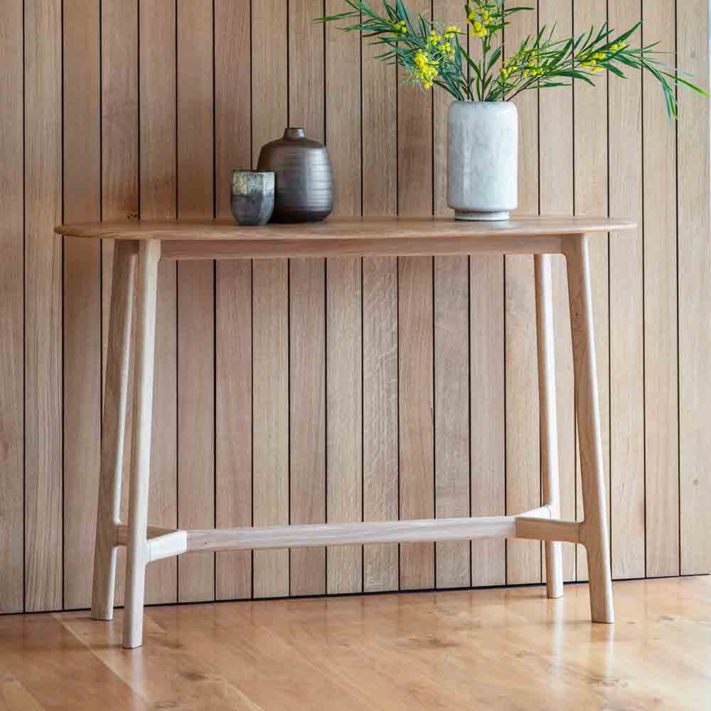 Girona Console Table Oak