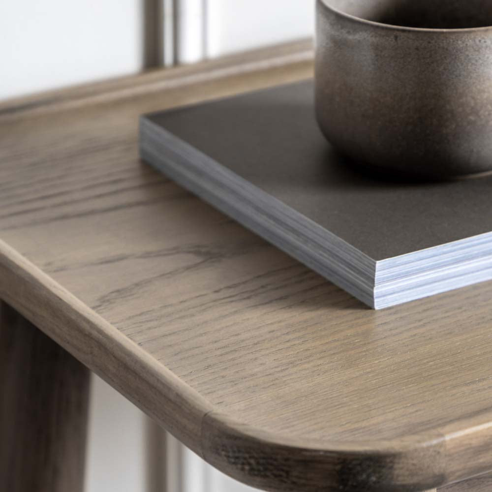 Clapton Console Table Grey Oak