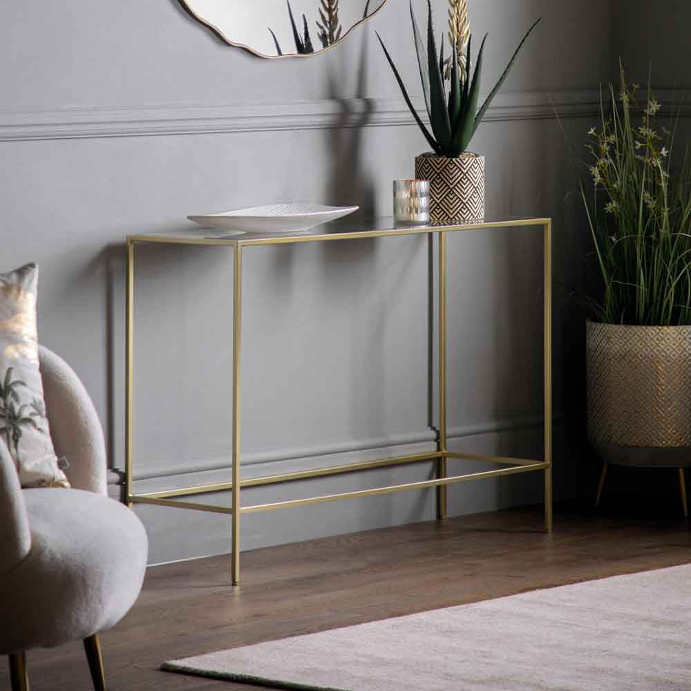 Fremont Console Table Champagne