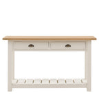 Oxford 2 Drawer Console Table White