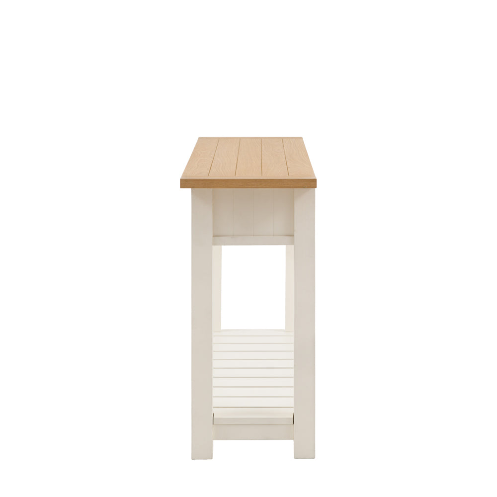 Oxford 2 Drawer Console Table White