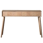 Florence 2 Drawer Console Table Oak