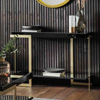 Kiel Console Table Black / Gold