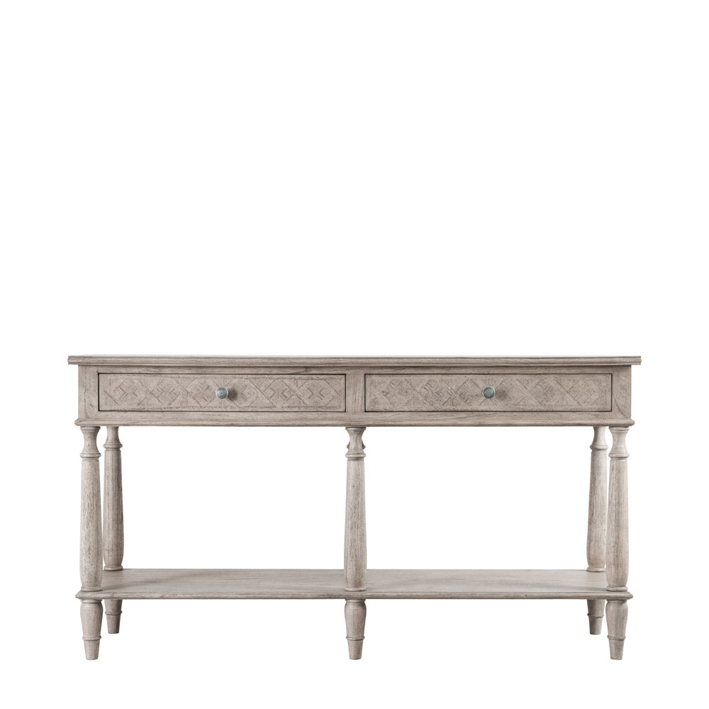 Reims 2 Drawer Console Table Natural