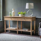 Reims 2 Drawer Console Table Natural