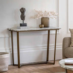 Guarda Console Table Green Marble