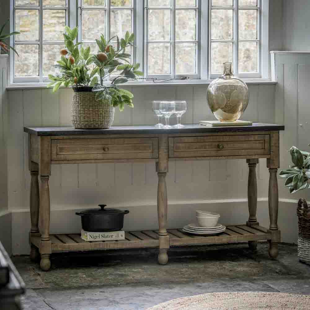 Alberta 2 Drawer Console
