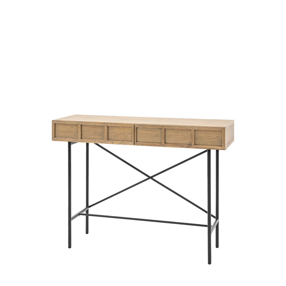 Harty Panelled 2 Drawer Console