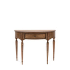 Kerman Demi Lune Table Peroba