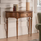 Kerman Demi Lune Table Peroba