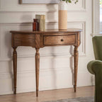 Kerman Demi Lune Table Peroba