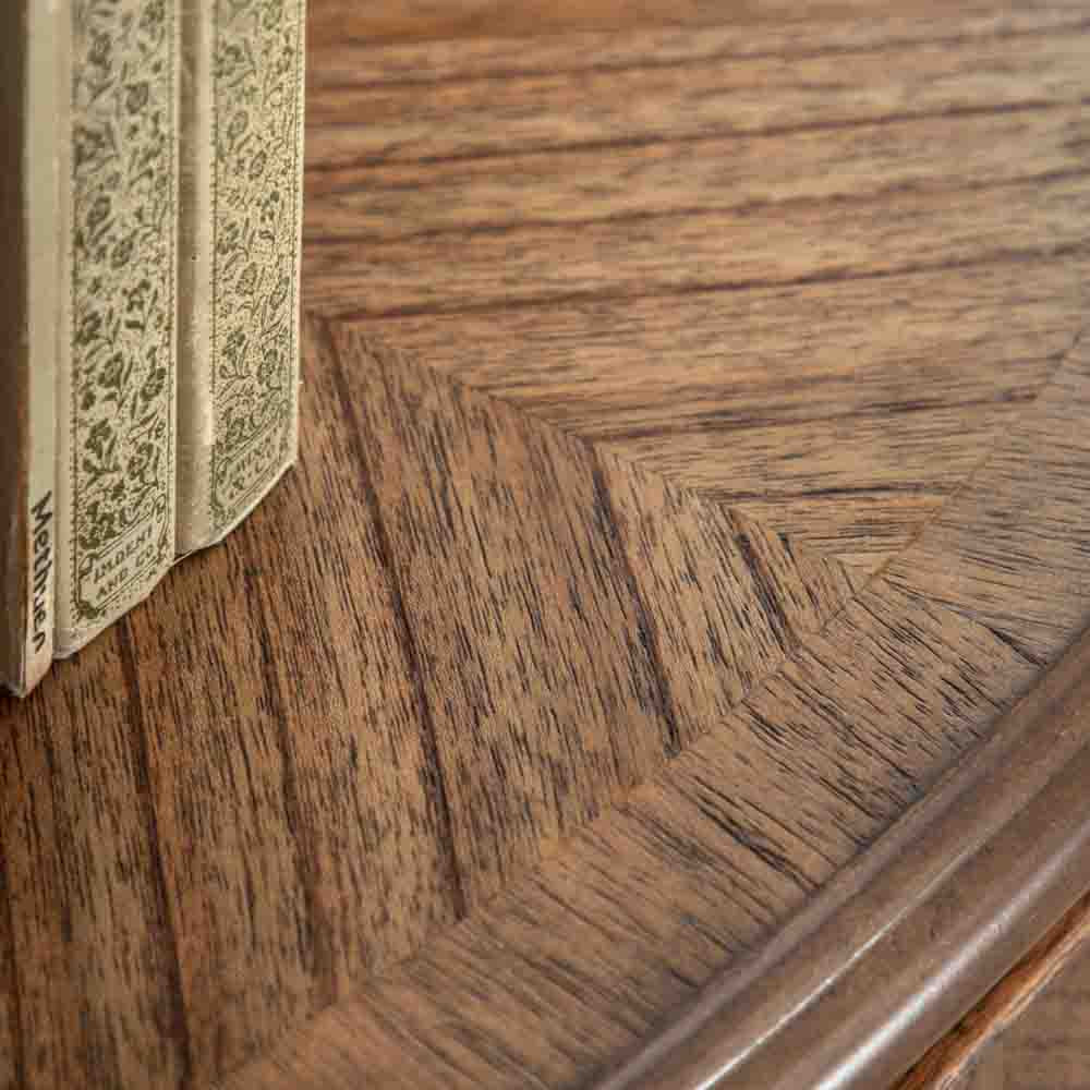 Kerman Demi Lune Table Peroba