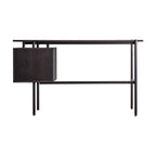 Marseille 2 Drawer Desk Black / Natural
