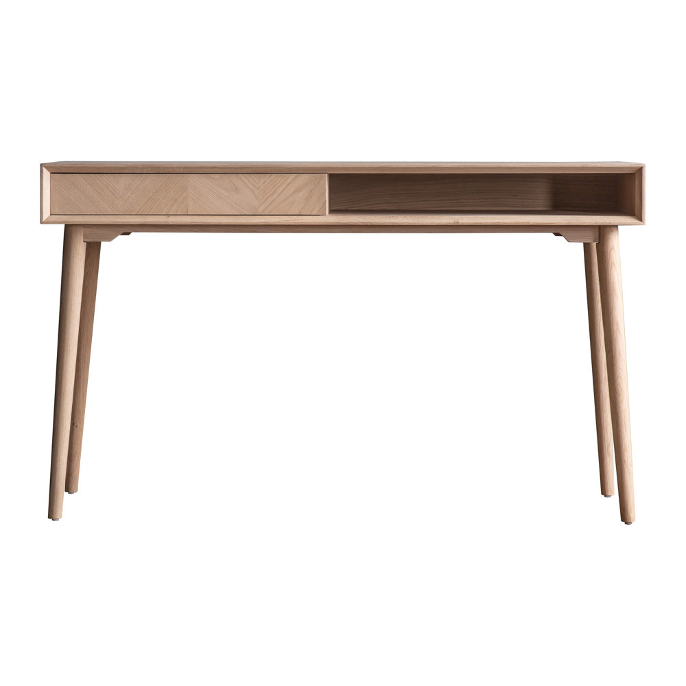 Florence 1 Drawer Desk Oak