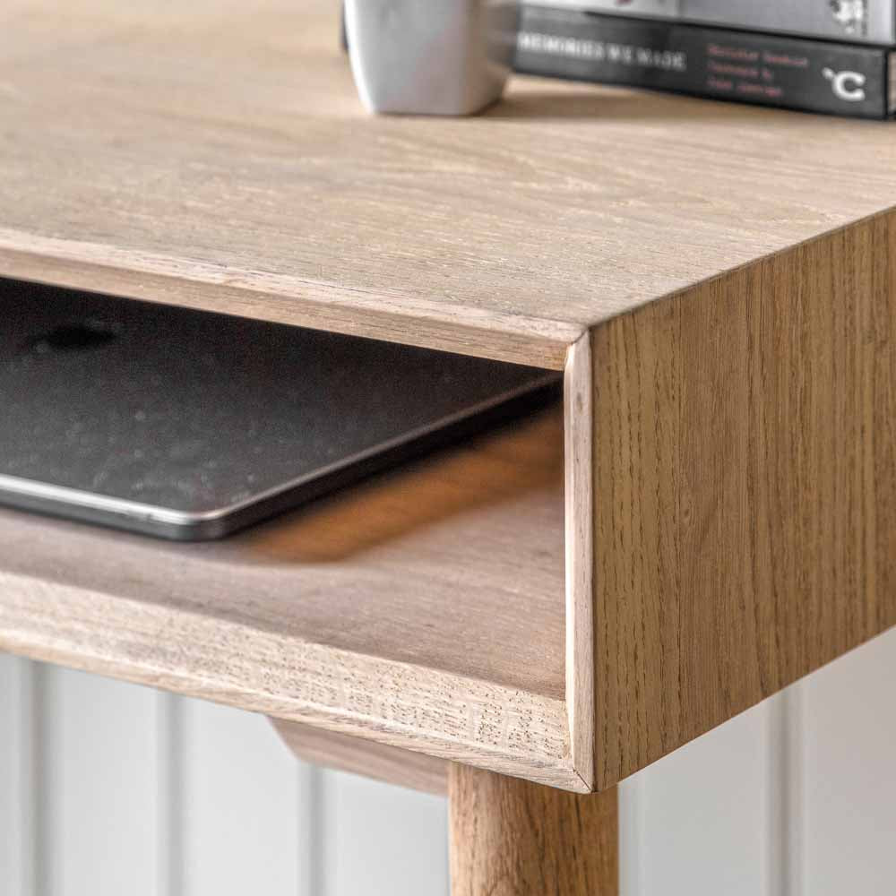Florence 1 Drawer Desk Oak