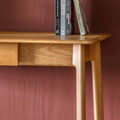 Girona 1 Drawer Desk Oak