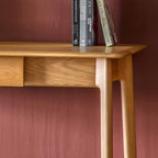 Girona 1 Drawer Desk Oak