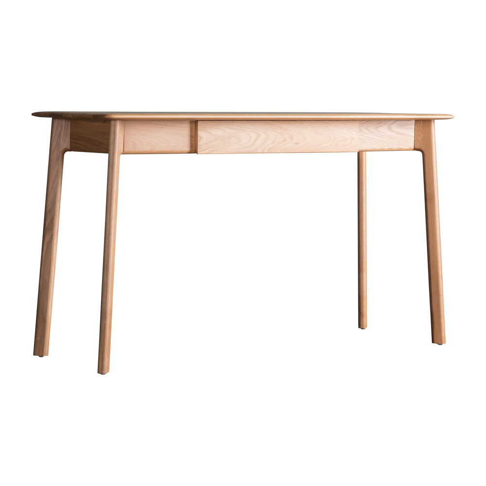 Girona 1 Drawer Desk Oak