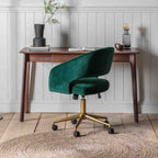 Girona 1 Drawer Desk Walnut