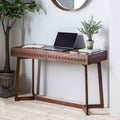 Aswan Retreat 2 Drawer Desk Brown Mango