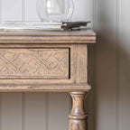 Reims 2 Drawer Desk Natural