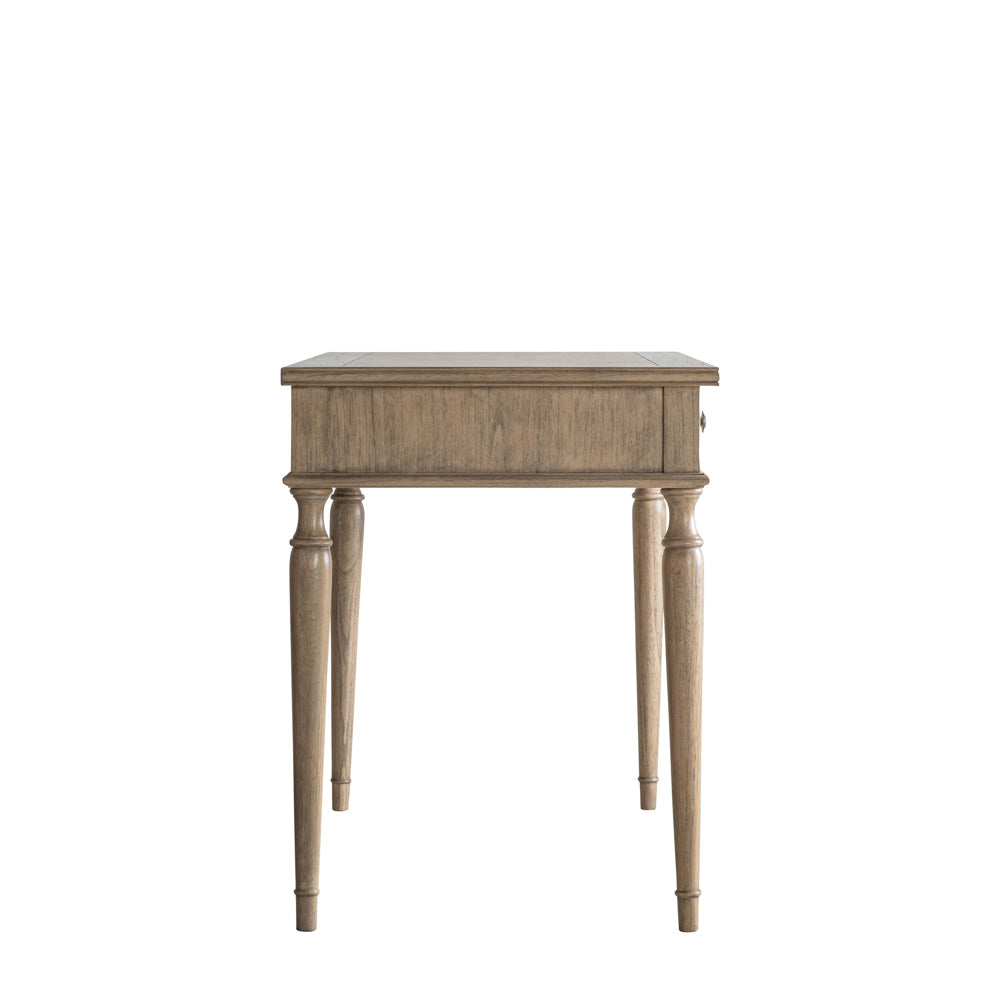 Reims 2 Drawer Desk Natural