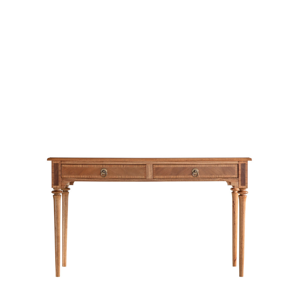 Sassari 2 Drawer Desk Walnut