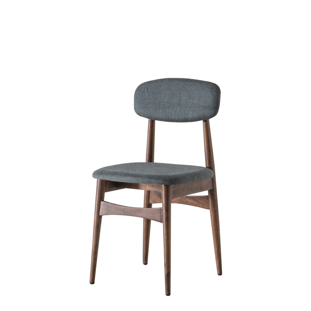 Managua Chair Dark Wood / Grey (2 Pack)