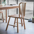 Harbin Dining Chair Oak (2 Pack)