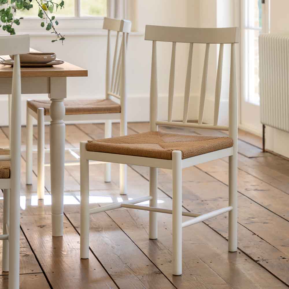 Oxford Dining Chair White (2 Pack)