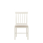 Oxford Upholstered Dining Chair White (2 Pack)