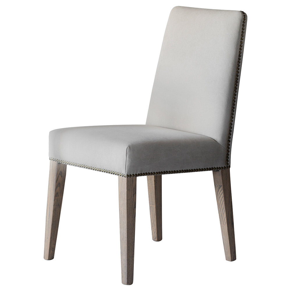 Rex Dining Chair Cement Linen (2 Pack)
